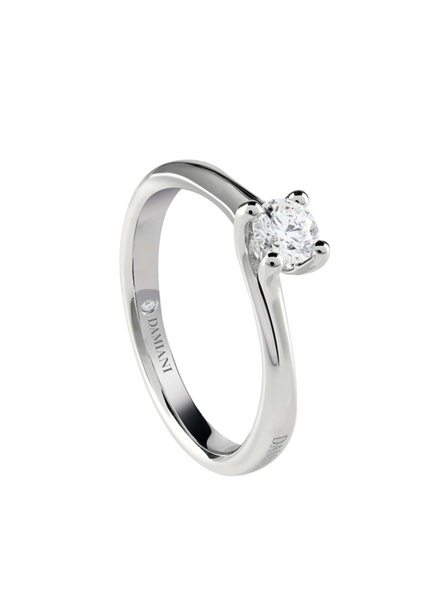DAMIANI ANILLO ORO BLANCO Y DIAMANTES