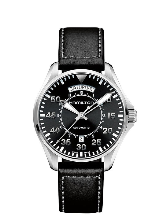 Khaki Aviation Pilot Day Date Auto
