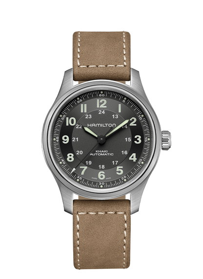 HAMILTON KHAKI FIELD KINGKHAKI FIELD TITANIUM