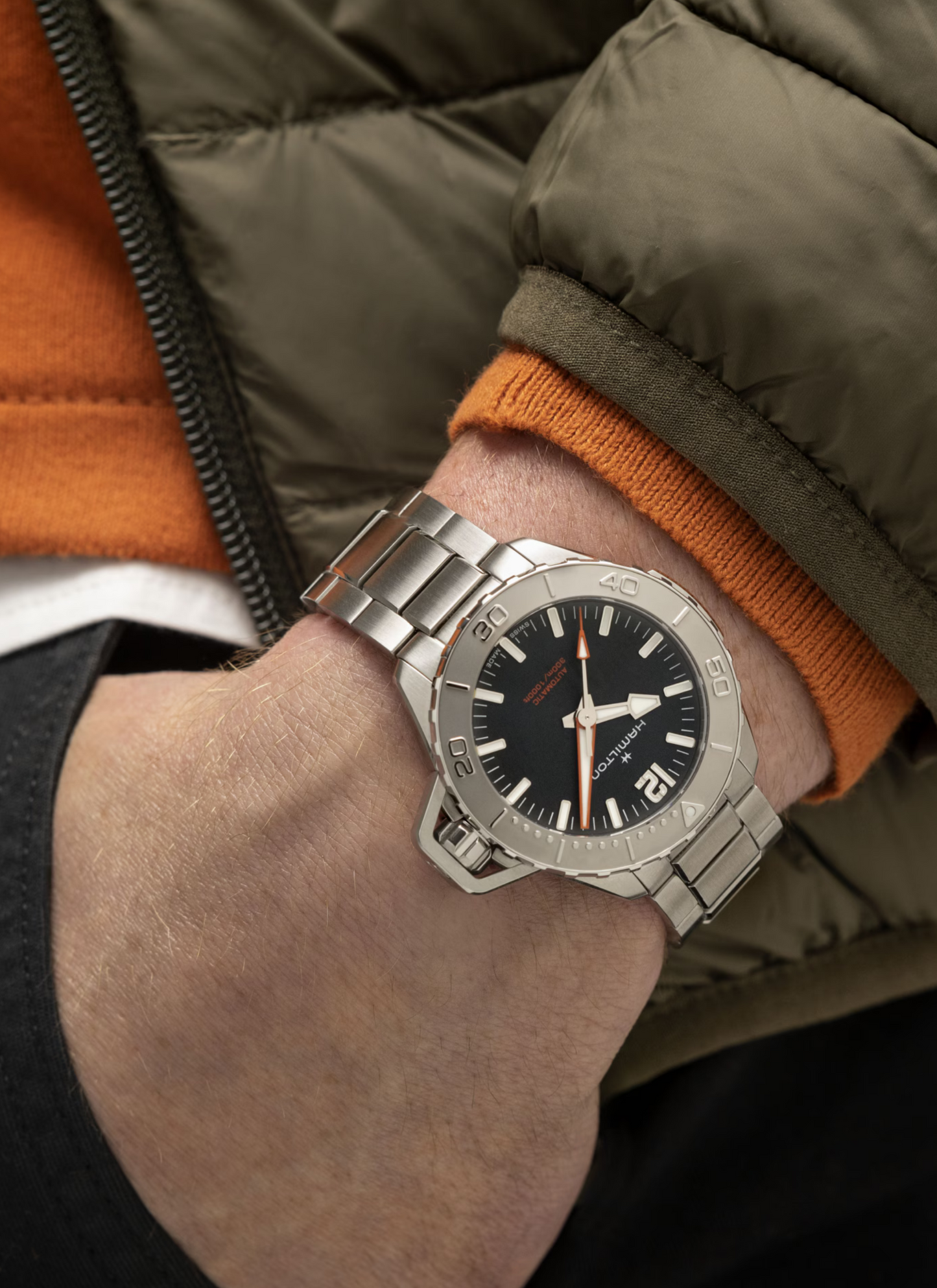 HAMILTON 
KHAKI NAVY
FROGMAN AUTO