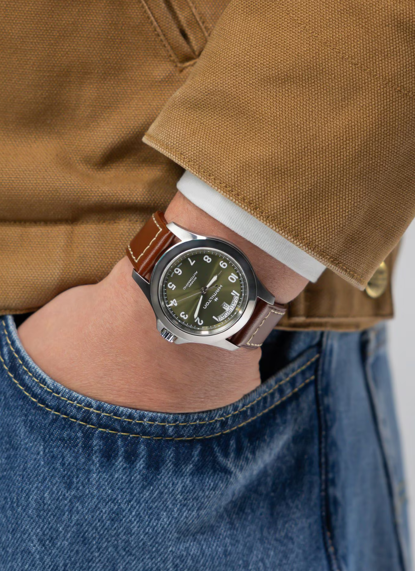 KHAKI FIELD KING DAY-DATE 40 MM