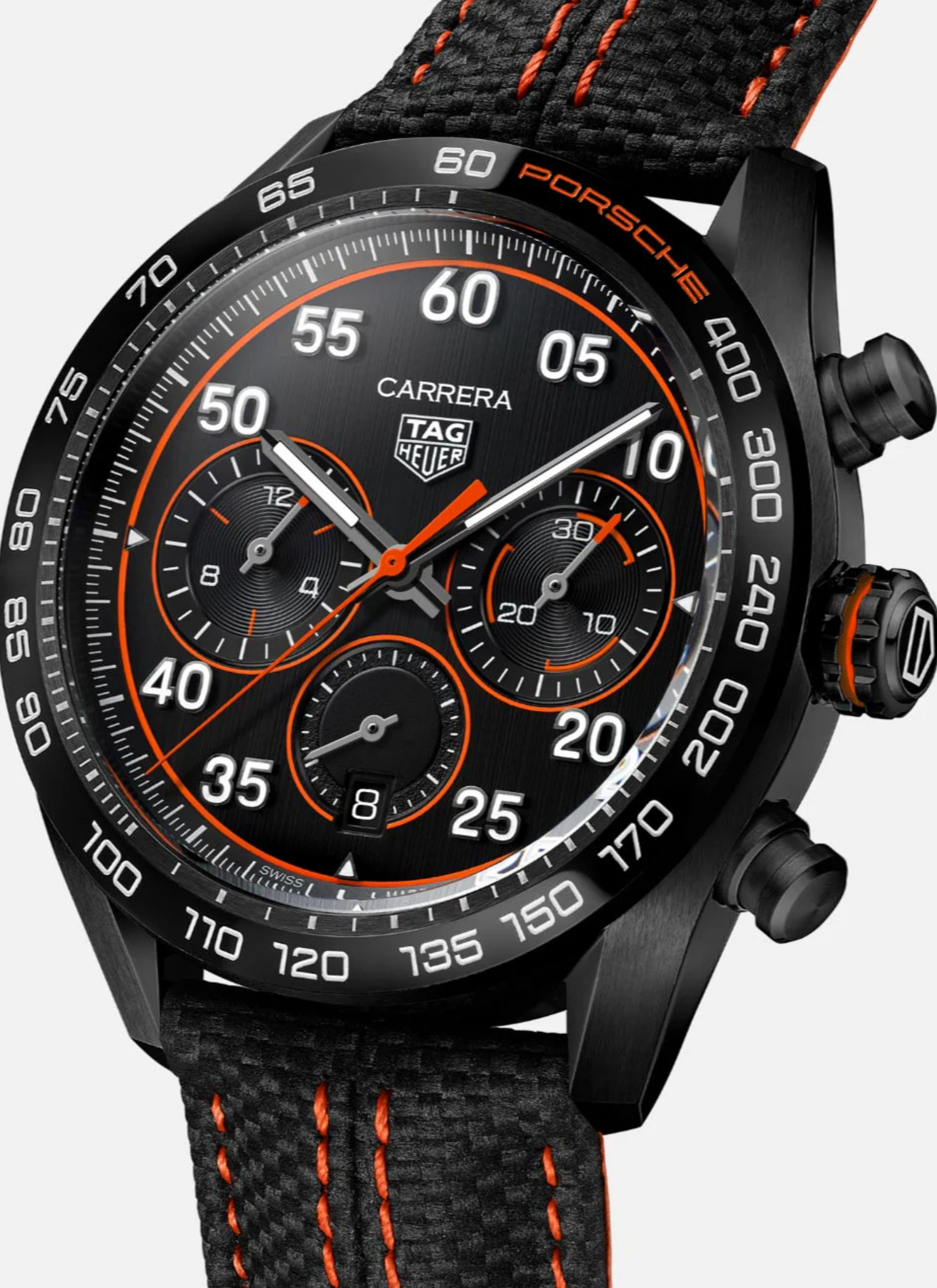 TAG HEUER CARRERA, CHRONOGRAPH X PORSCHE ORANGE RACING