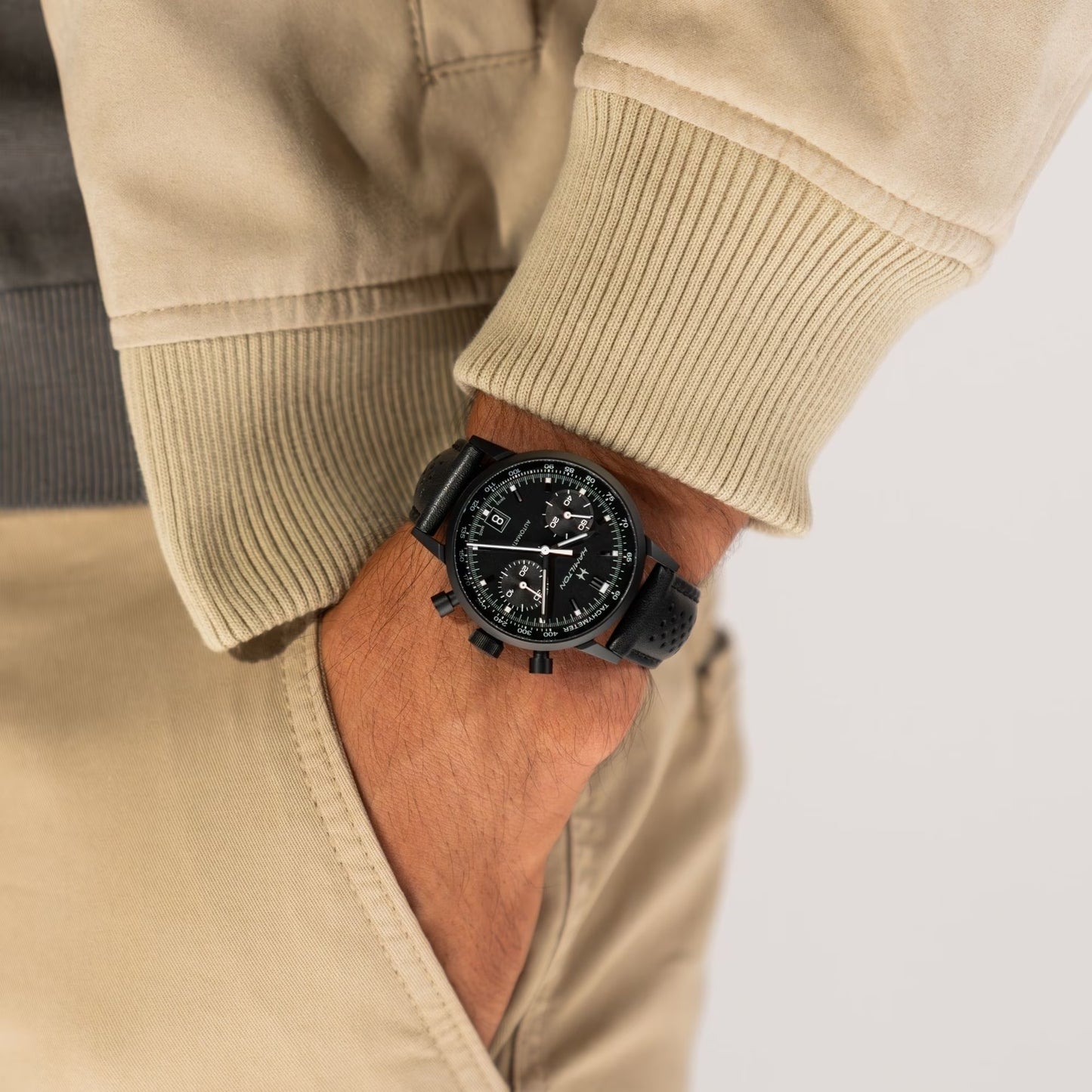HAMILTON AMERICAN CLASSIC
INTRA-MATIC AUTO CHRONO FULL BLACK