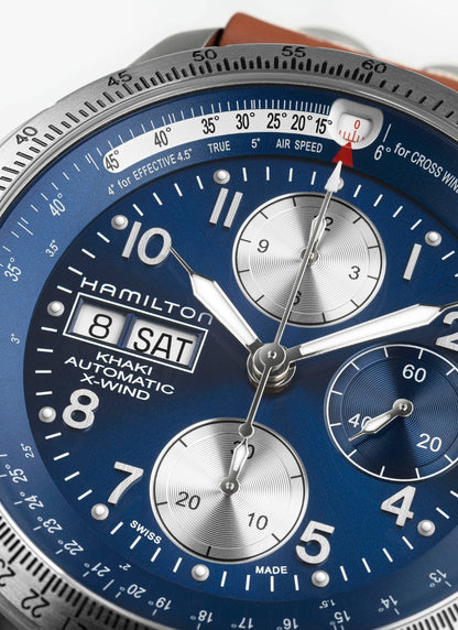 Hamilton Khaki Aviation X-Wind Day Date Auto Chrono H77506540
