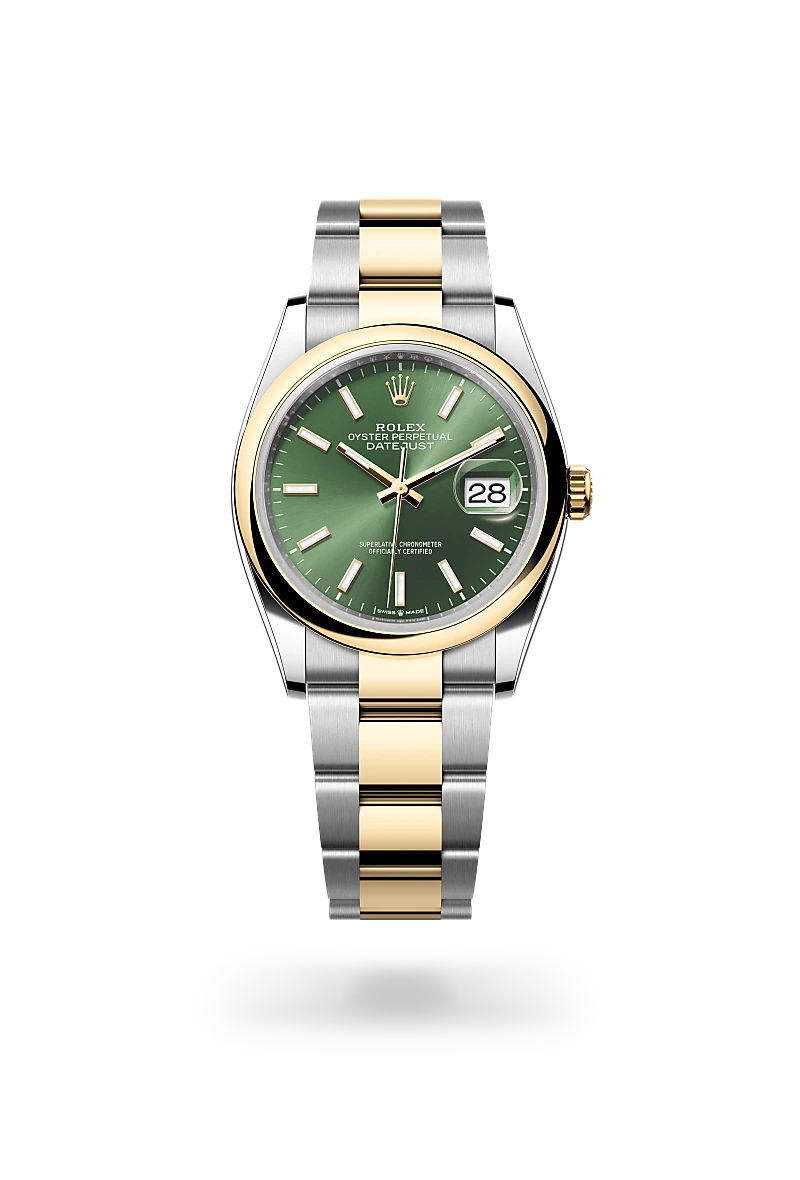 El acabado tipo sol crea delicados reflejos de luz en muchas esferas de la colección Oyster Perpetual. Se obtiene utilizando técnicas magistrales de cepillado que crean surcos que salen del centro de la esfera. La luz se difunde constantemente a lo largo de cada grabado, creando un sutil brillo característico que se mueve según la posición de la muñeca. Una vez completado el acabado tipo sol, el color de la esfera se aplica mediante PVD (Physical Vapour Deposition) o galvanoplastia. Una ligera capa de barniz le da a la esfera su aspecto final.